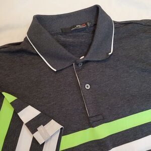 RLX Ralph Lauren Striped Golf Polo‎ Size L